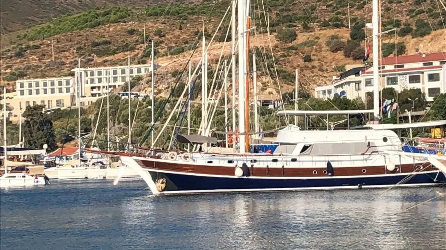 That Gulet from the Peninsula